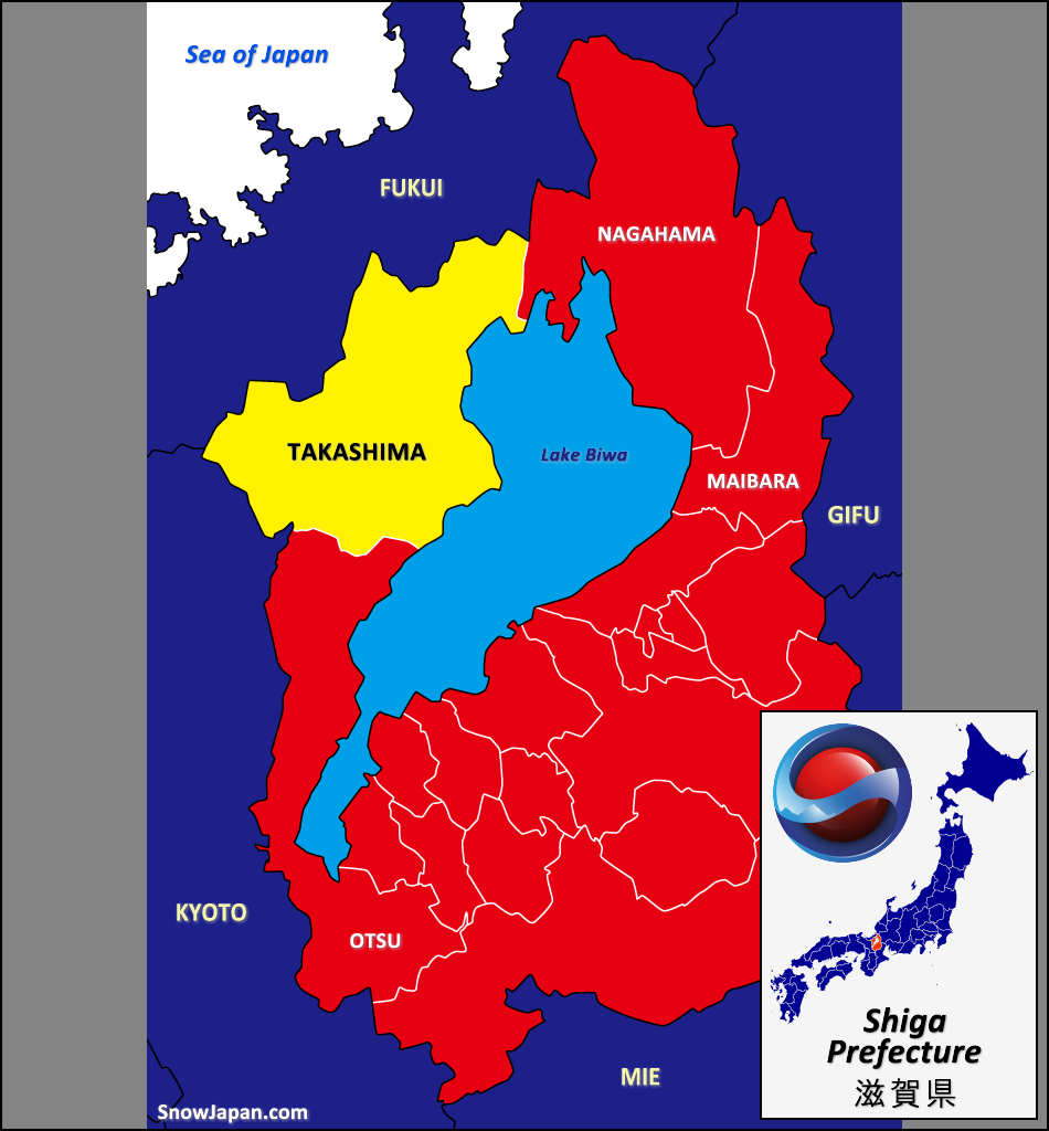 Ski & Snowboard Resorts In Takashima City, Shiga, Japan 