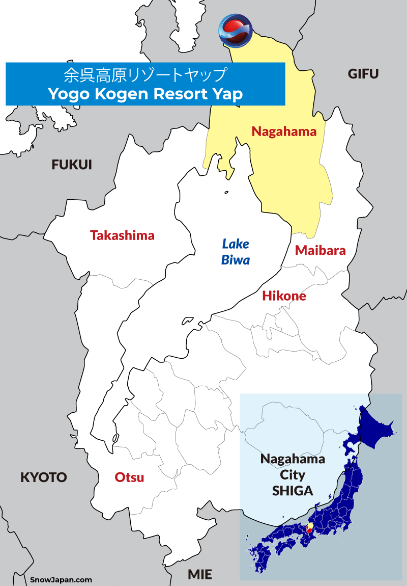 Yogo Kogen Resort Yap | Ski area in Nagahama City, Shiga, Japan